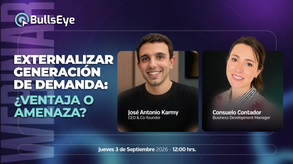 Webinar - Externalizar generación de demanda: ¿ventaja o amenaza?